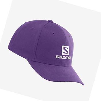 Sombreros Salomon SALOMON LOGO Hombre Morados | MX 2985LIS